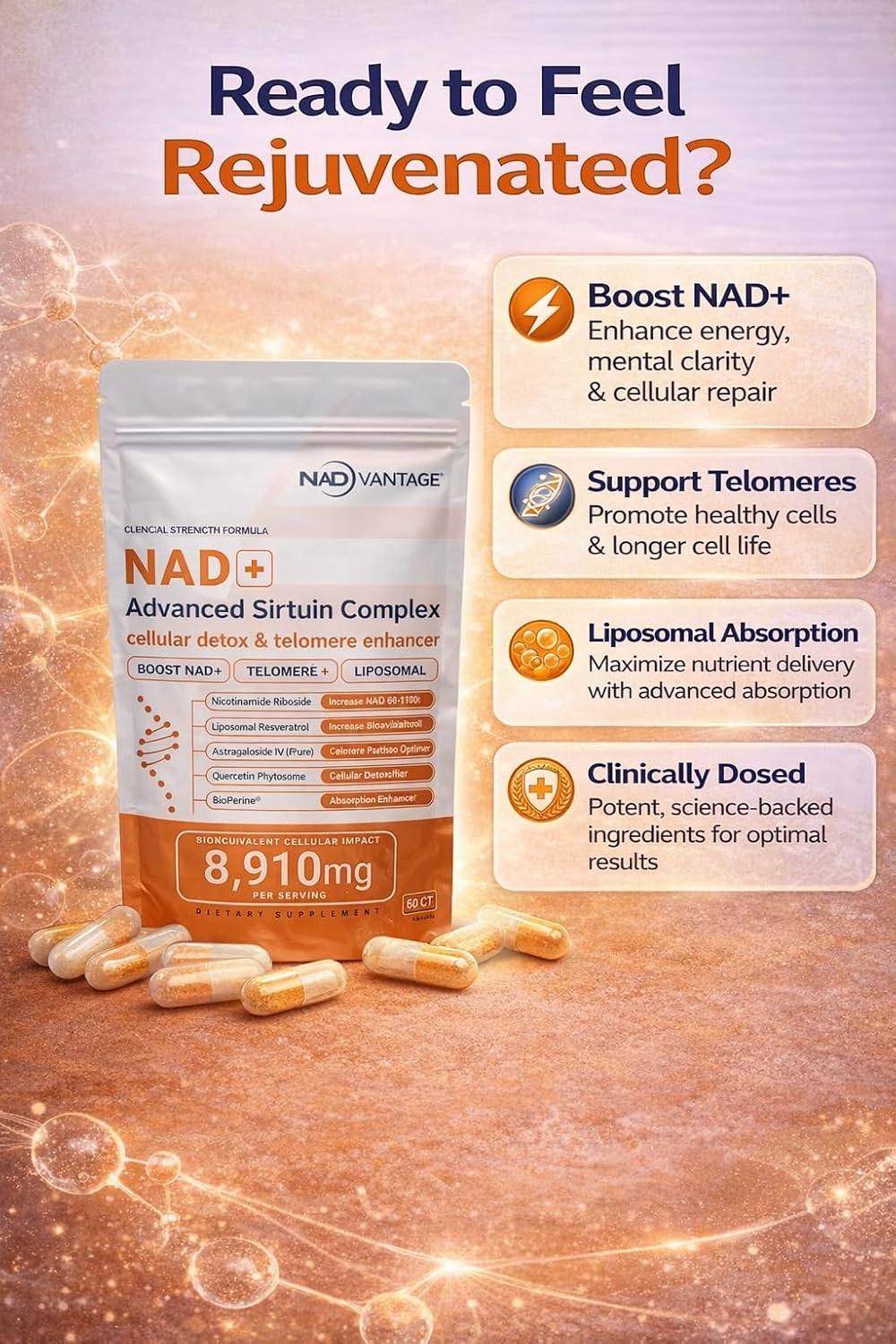 NR-based NAD+ support